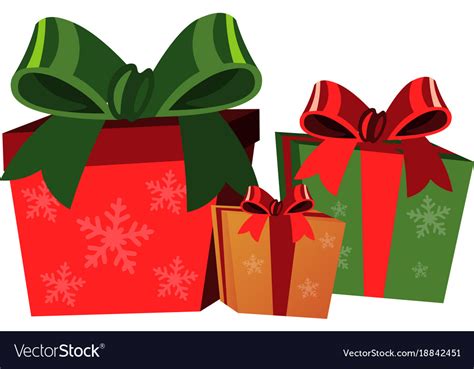 xmas gift vector